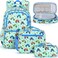 Fimibuke Kids Backpack Set for School Boys 3in1 Waterproof Toddler School Bag Bookbag Set with Lunch Box Pencil Case Monster Truck Pattern Ages 312