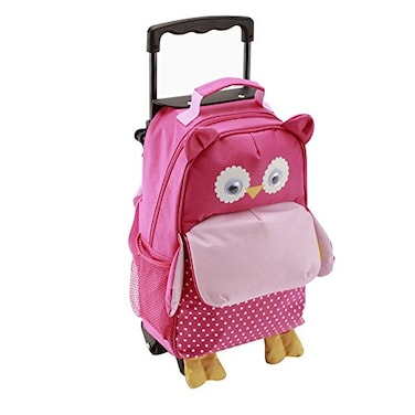 yodo Zoo 3Way Kids Suitcase Luggage or Toddler Rolling Backpack with wheelsSmall Owl