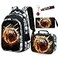 Fitvc School Backpack for Boys 4pcs Basketball Boys Backpack with Lunch Box Set for Kids Children Teens Elementary Middle School 17 Sport Bookbag Travel Back Pack for Age 618