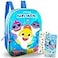 Baby Shark 11 Mini Backpack and Stickers Set Baby Shark School Supplies