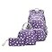 goldwheat 3Pcs Dog Paw Printed Backpack Set With LunchBag For Girls Elementary Students Bookbag Schoolbag