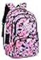 JiaYou Girl Geometric Printed Primary Junior High University School Bag Bookbag Backpack2 Black35 L