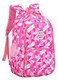 JiaYou Girl Geometric Printed Primary Junior High University School Bag Bookbag Backpack2 Rose35 L