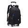VIDOSCLA Black Kids Boys Rolling Backpack Teens Carryon Luggage with Wheels Trolly BookBag for School6 Wheels