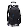 VIDOSCLA Black Kids Boys Rolling Backpack Teens Carryon Luggage with Wheels Trolly BookBag for School6 Wheels