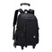 VIDOSCLA Black Kids Boys Rolling Backpack Teens Carryon Luggage with Wheels Trolly BookBag for School6 Wheels