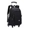 VIDOSCLA Black Kids Boys Rolling Backpack Teens Carryon Luggage with Wheels Trolly BookBag for School6 Wheels