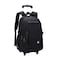 VIDOSCLA Black Kids Boys Rolling Backpack Teens Carryon Luggage with Wheels Trolly BookBag for School2 Wheels