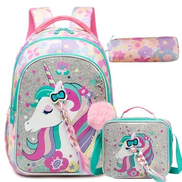 ZBAOGTW Unicorn Kids Backpack for School Backpack for Girls Primary School Kids Backpacks Daypack Elementary Students for Teens Girls Backpacks for Travel