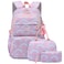 Mfikaryi Kids Girls Backpack with Lunch Box Cute Girls Bookbag Backpack for School Backpack Lunch Box Combo