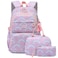 Mfikaryi Kids Girls Backpack with Lunch Box Cute Girls Bookbag Backpack for School Backpack Lunch Box Combo
