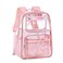 KIDNUO Clear Backpack for GirlsClear Bookbag Heavy Duty Transparent Backpacks for Stadium Events See Through Back Pack for Kindergarten Elementary Middle High School Pink