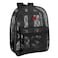 Summit Ridge Mesh Backpacks for Kids Adults School Beach and Travel Colorful Transparent Mesh Backpacks with Padded Straps