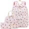 LEDAOU Backpack for Girls Kids School Bookbag Lightweight Teen Backpack Set Daypack with Lunch Bag and Pencil Case