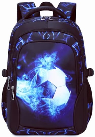 RBYGPL Boys Backpack For Elementary Middle Kids School Bookbag Waterproof School Bags 18 Inch 1Phantom Blue