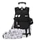 EKUIZAI 3PCS Boys Rolling Backpack for School Kids Wheeled School Bags with Wheels Trolley Roller Backpack for Teen Boys