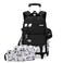 EKUIZAI 3PCS Boys Rolling Backpack for School Kids Wheeled School Bags with Wheels Trolley Roller Backpack for Teen Boys