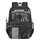 MOONBABY Mesh Backpack Heavy Duty See Through School Backpack Transparent Bookbag for Swimming Beach Sports Work Travel Black