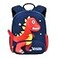 Bansusu Dinosaur Antilost Backpack for Boys Kindergarten Preschool Bookbag with Safety Leash Toddler Boys Backpack Daycare Bag BDarkblueRed