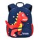 Bansusu Dinosaur Antilost Backpack for Boys Kindergarten Preschool Bookbag with Safety Leash Toddler Boys Backpack Daycare Bag BDarkblueRed