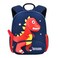 Bansusu Dinosaur Antilost Backpack for Boys Kindergarten Preschool Bookbag with Safety Leash Toddler Boys Backpack Daycare Bag BDarkblueRed