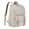VASCHY Travel Backpack for Teens Girls Large Schoolbag Book Bag Rucksack for Women High SchoolCollegeWorkDaypackCommuter Beige