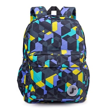 J World New York J World Oz Middle School Backpack for Kids Cute Laptop Bookbag for Girls Boys Cubes
