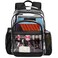 GiMiUiTo Clear BackpackHeavy Duty Clear Bookbag See Through Backpack Large Clear Bag for School College Work Travel SecurityBlack