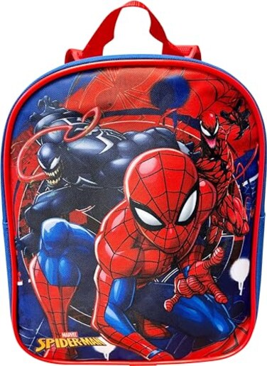 Ruz DisneyMarvel Kids Licensed 10 Mini Backpack SpiderMan Blue