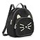 XMRSOY Cute Black Cat Mini Backpack for GirlsAdorable Cat Purse for Teens Women