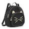 XMRSOY Cute Black Cat Mini Backpack for GirlsAdorable Cat Purse for Teens Women