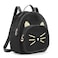 XMRSOY Cute Black Cat Mini Backpack for GirlsAdorable Cat Purse for Teens Women
