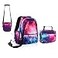 E-Clover EClover Galaxy Backpack for Girls Kids Backpacks with Lunch Box Set School Bag for Elementary Kindergarten Purple Space
