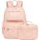 Bluboon Backpack for Girls Kids Preschool Backpack with Lunch Box Kindergarten Bookbag School Bags Set