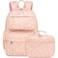 Bluboon Backpack for Girls Kids Preschool Backpack with Lunch Box Kindergarten Bookbag School Bags Set