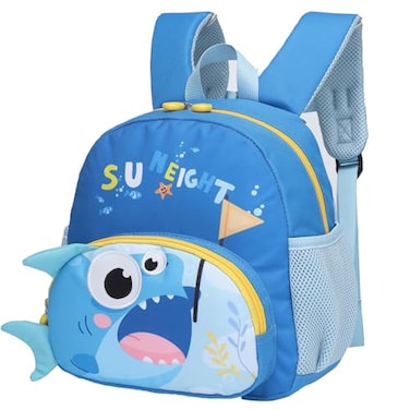 SUN EIGHT Toddler Backpack for Boys 24 Small Cute Dinosaur Backpack with Kids Leash3D Cartoon Preschool Kindergarten Bookbag for Prek Shark