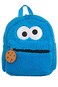 Sesame Street Toddler Cookie Monster Backpack Back to School Bookbag for Toddler Plush Zippered Bag