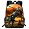 VEEWOW 16inch Preschool Bags Boys Dinosaur Backpack Toddler Rucksack Kindergarten Elementary Kids Bookbag D940c