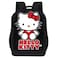 Fast Forward Sanrio Hello Kitty Backpack Shoulder Bag for Girls Boys Adults Cute 18 Inch Hello Kitty Kids Backpack for School Hello Kitty Iconic