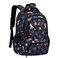 MYGOO Boys School Backpack Doubleday Astro Black Bookbag for Elementary Middle School Ages 512 17 inch Large Capacity 24L Kids Student Travel Bags