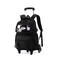 LANSHIYA Girls Rolling Backpack Elementary School Bag with Wheels Trolley Bags for Kids Roller Backpack for Girls Boys