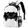 KikandKo Black Gamer Controller School Backpack for Boys Lightweight Bookbag Backpack Purse for Men