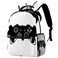 KikandKo Black Gamer Controller School Backpack for Boys Lightweight Bookbag Backpack Purse for Men