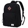 VX VONXURY Lightweight School Backpack for Men Women Classic Basic Kids Backpack Bookbag Black Backpack for College Travel Work