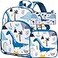 CCJPX 3PCS Toddler Backpack for Boys 125 Dinosaur Book Bag and Lunch Box Set