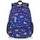 HUXINO Truck Themed Backpack for Boys 512 Construction Vehicle Pattern Bookbag Durable School Backpack with Multiple Pockets Water Resistant Daypack