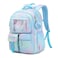 PIG PIG GIRL Kids Backpack for Girls School Bags for Middle School Students Book Bag for Elementary Primary Blue