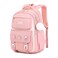 PIG PIG GIRL Girls Backpack Kids Backpack for Girls with Antitheft Back Pocket Lightweight School Bookpack Watrer Resistant Bookbag for Elementary Primary School Pink