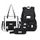 MUSEVOS Kawaii Girls Backpack for School with Convertible Shoulder Tote BagCute Teenage Multiple Pockets Backpack for Primary Elementary High School Black 3 Pcs Set