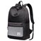 VASCHY Backpack for Men WaterResistant School Backpack Bookbag Schoolbag Teens Casual Daypack Work Black